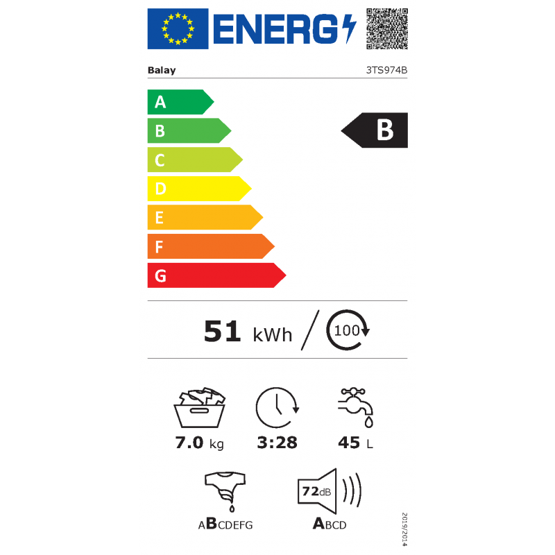 3TS974B Lavadora  Balay Electrodomésticos ES