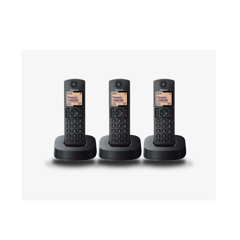 TELEFONO DECT TRIO KX-TGC313SPB NEGRO TELEFONO DECT TRIO KX-TGC313SPB NEGRO
