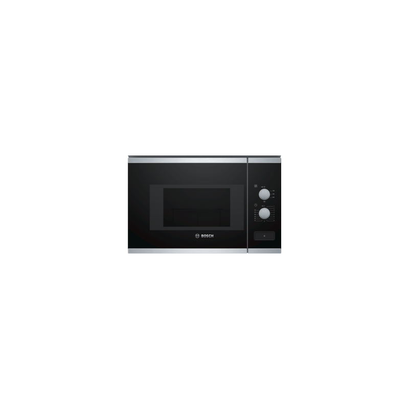 COMPRAR Microondas integrable BOSCH BFL520MS0 Capacidad 20L Color Cristal  negro/inox sin marco ONLINE 292.00€