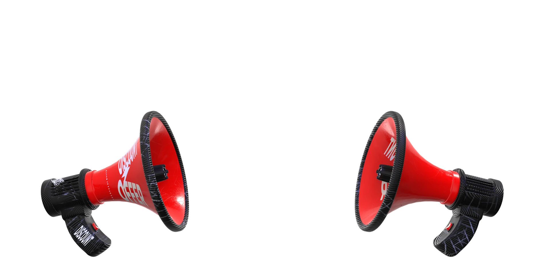 Megáfonos rojos ofertas